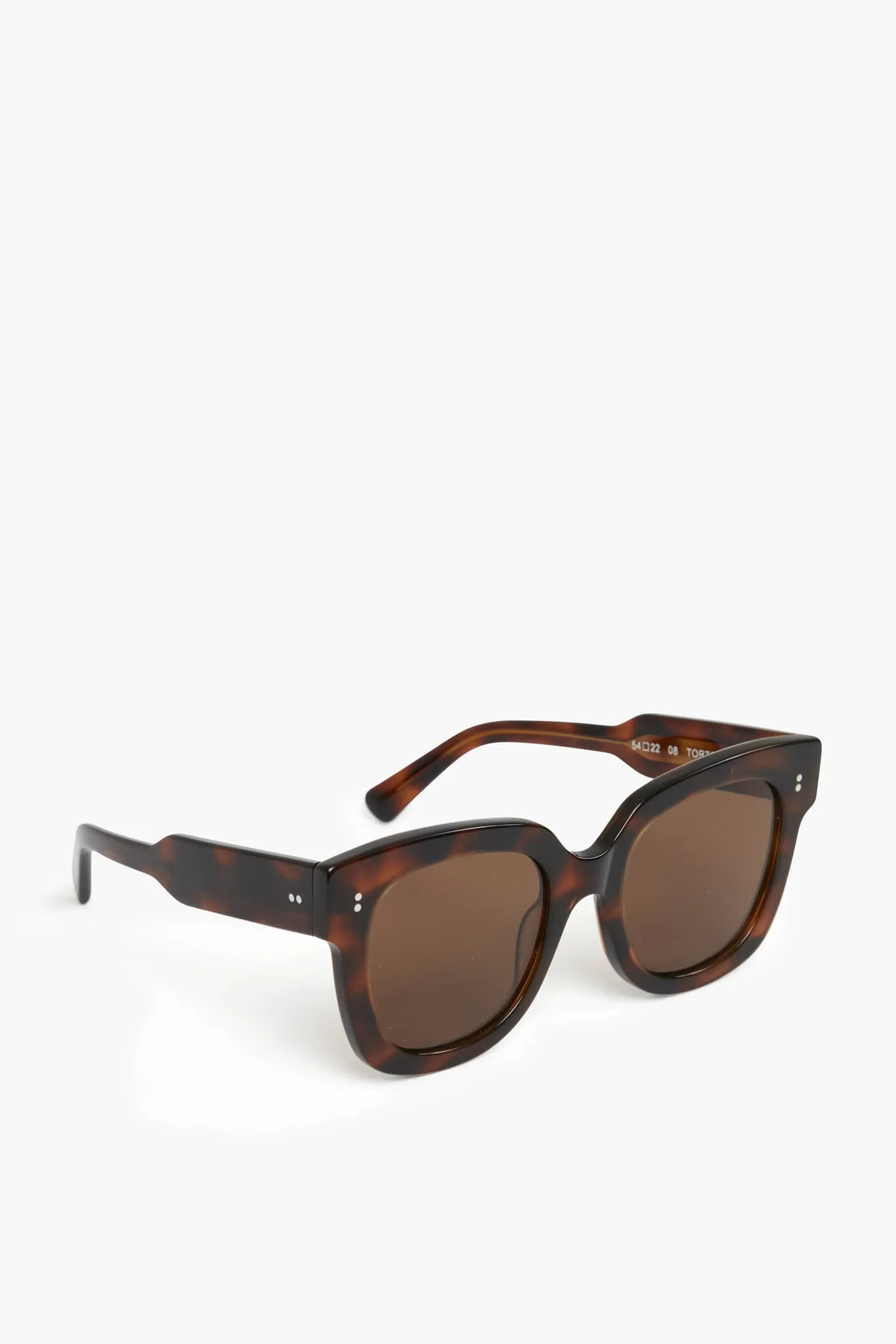 08 Oversized Square Tortoise Sunglasses