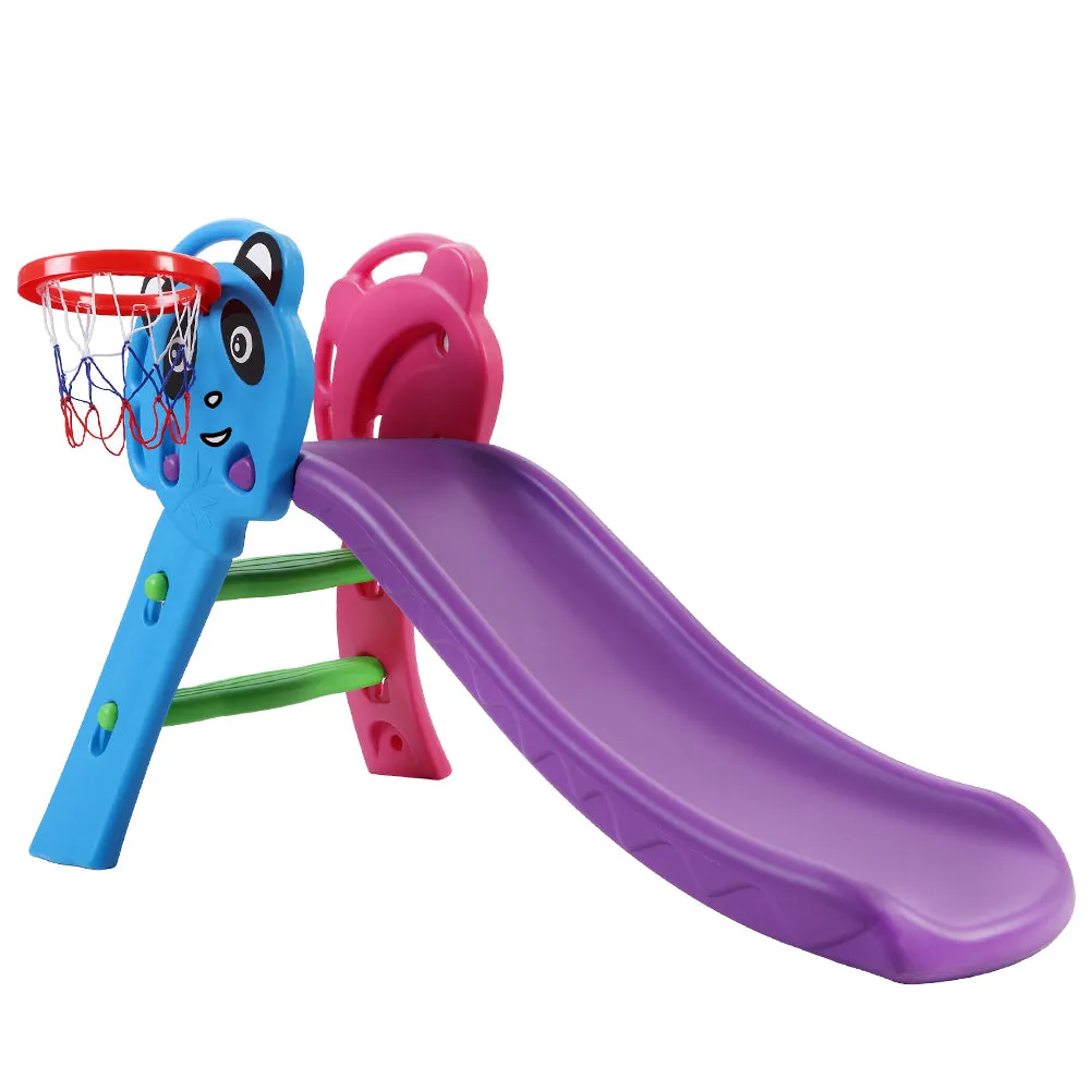 100cm Slide Set Basketball Hoop Non-Toxic Kids Toys Keezi