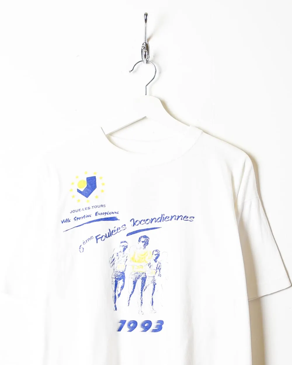 1993 European Running Championship Single Stitch T-Shirt - Medium