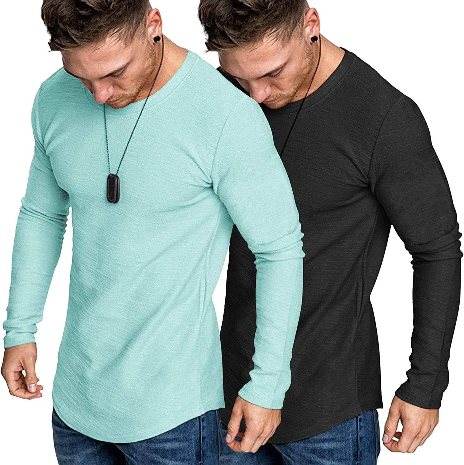 2-Pack Muscle Fitted Workout T-Shirt (US Only)