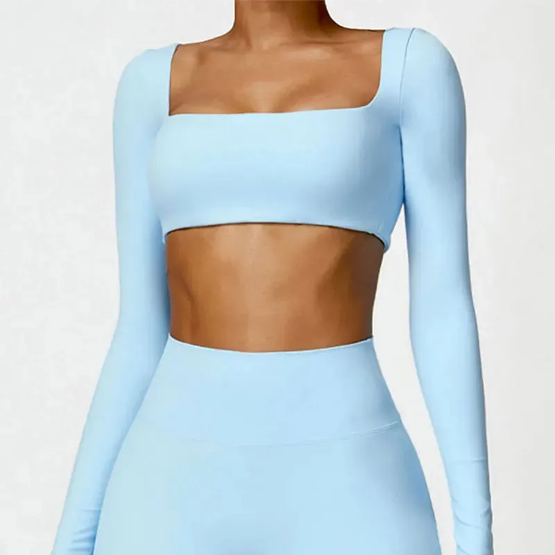 A&A Yoga Long sleeved Cropped Top