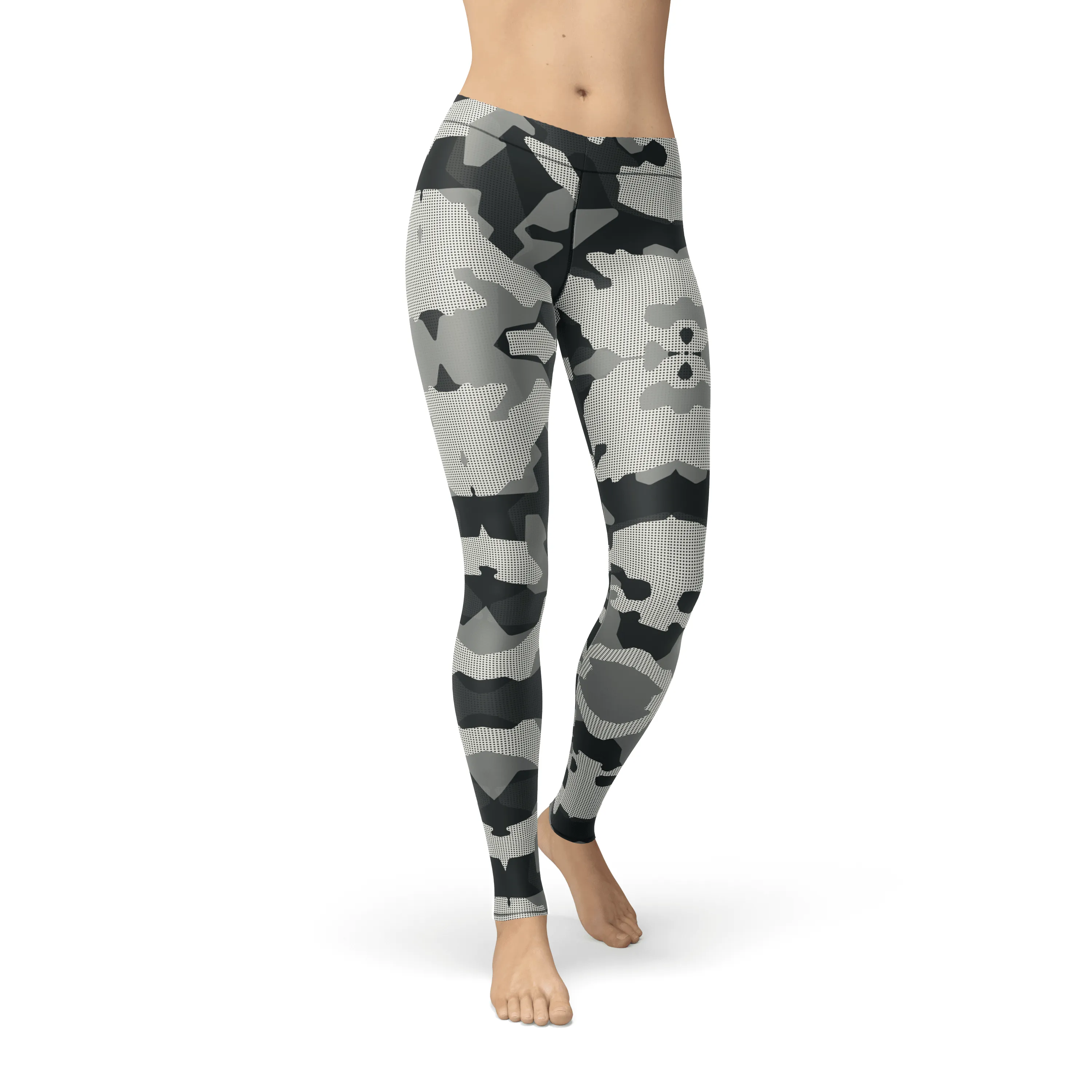 Avery Digital Grey Camo Leggings