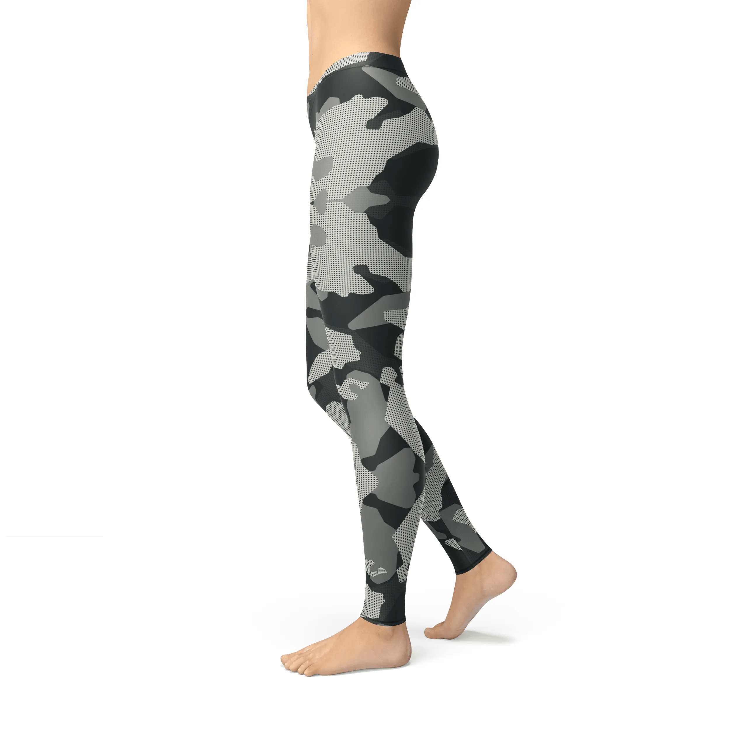 Avery Digital Grey Camo Leggings