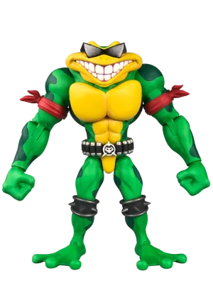 Battletoads Wave 1 Rash 6" Inch Action Figure - Premium DNA Toys