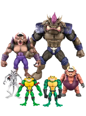 Battletoads Wave 1 (Set of 6) Action Figures - Premium DNA Toys