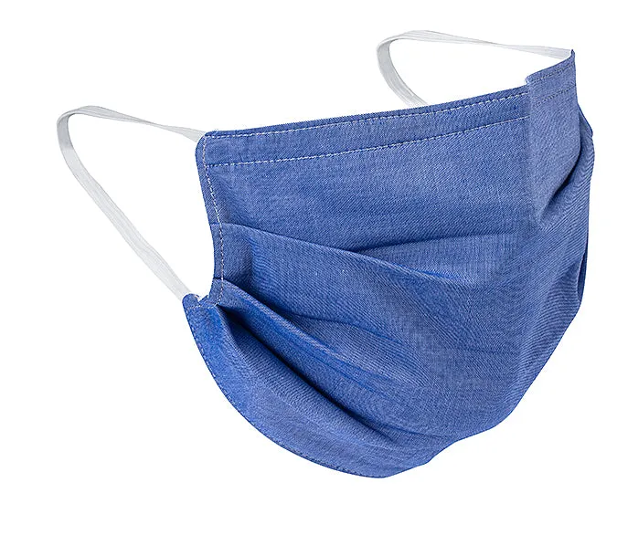 Blue Chambray Safety Mask - M109