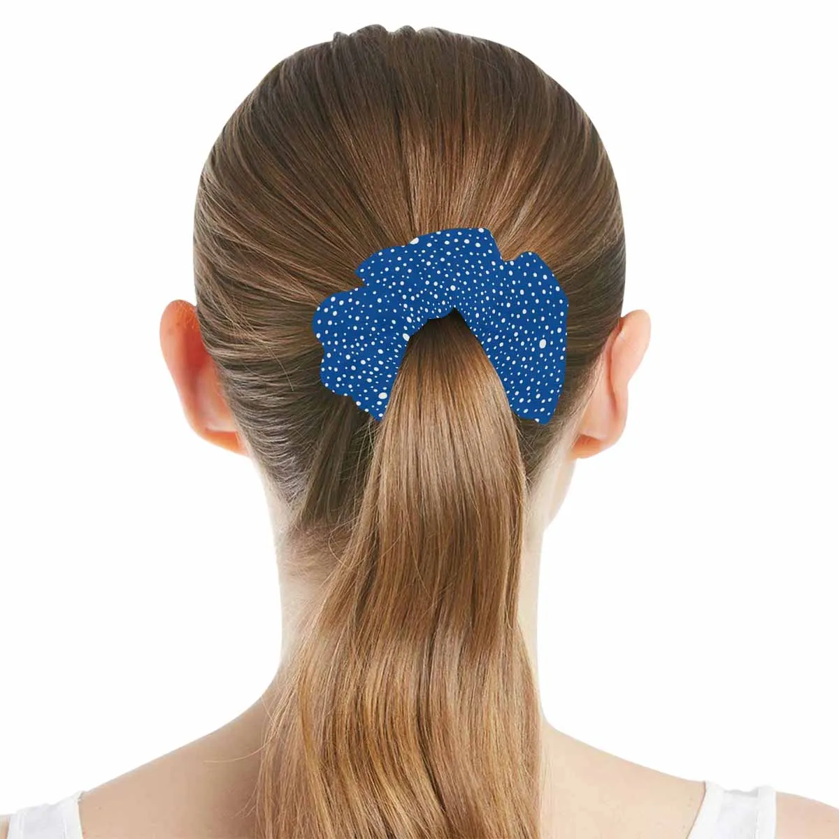 Blue Hair Scrunchie