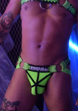 Breedwell Hex Jockstrap Neon Green