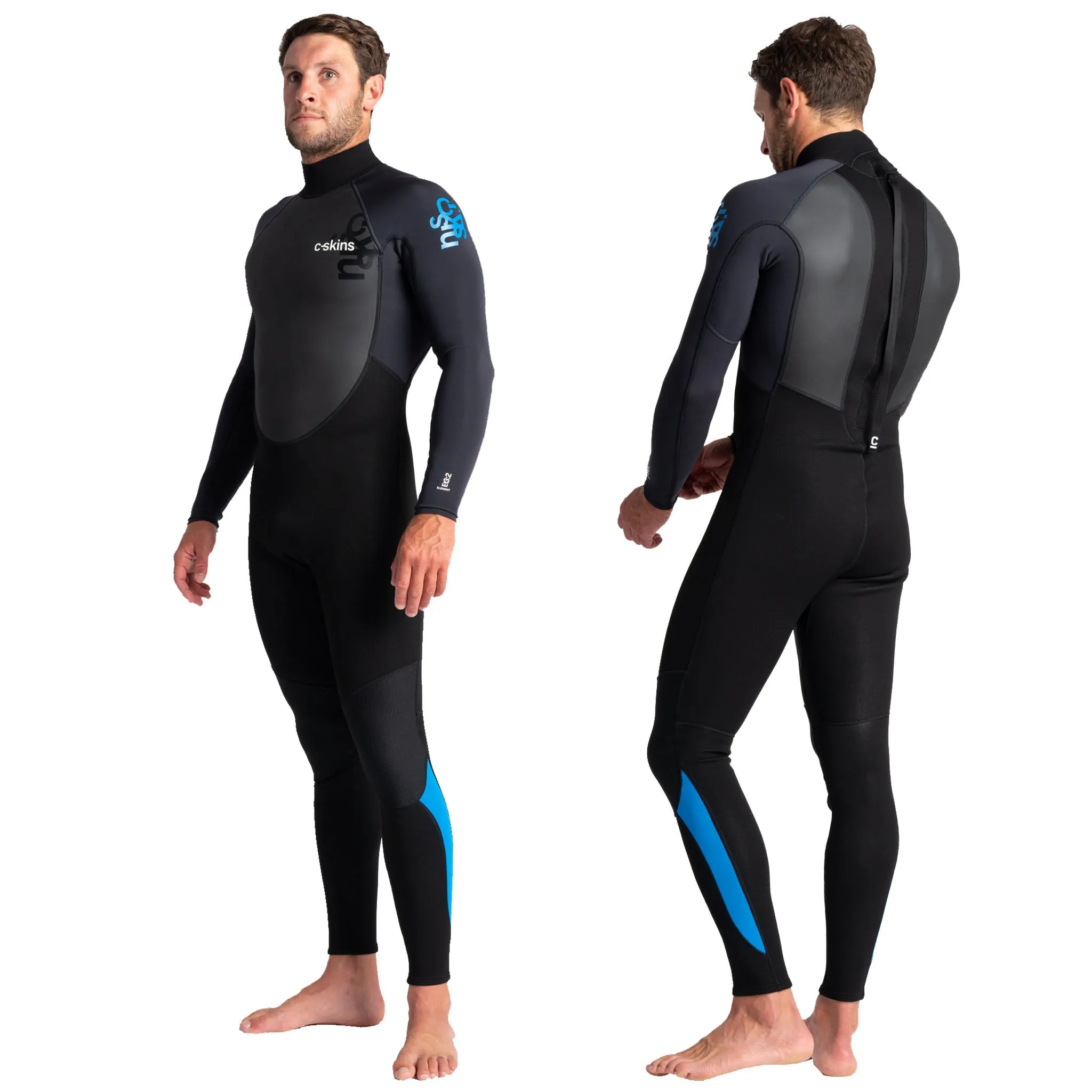 C-Skins Element 3/2mm Men's Wetsuit - Black Anthracite