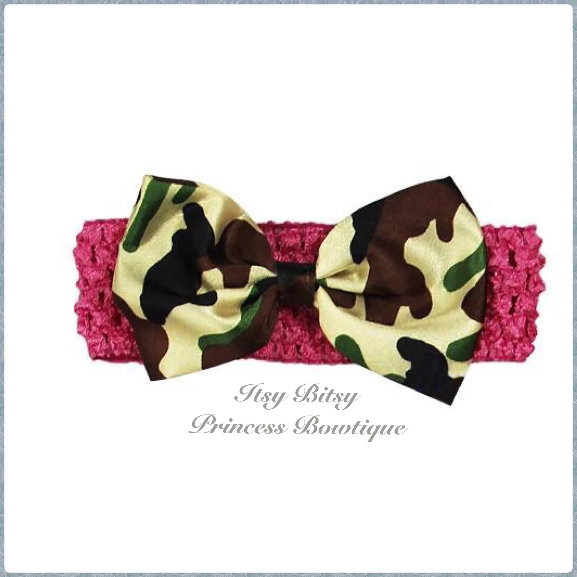 Camo bow Headbands