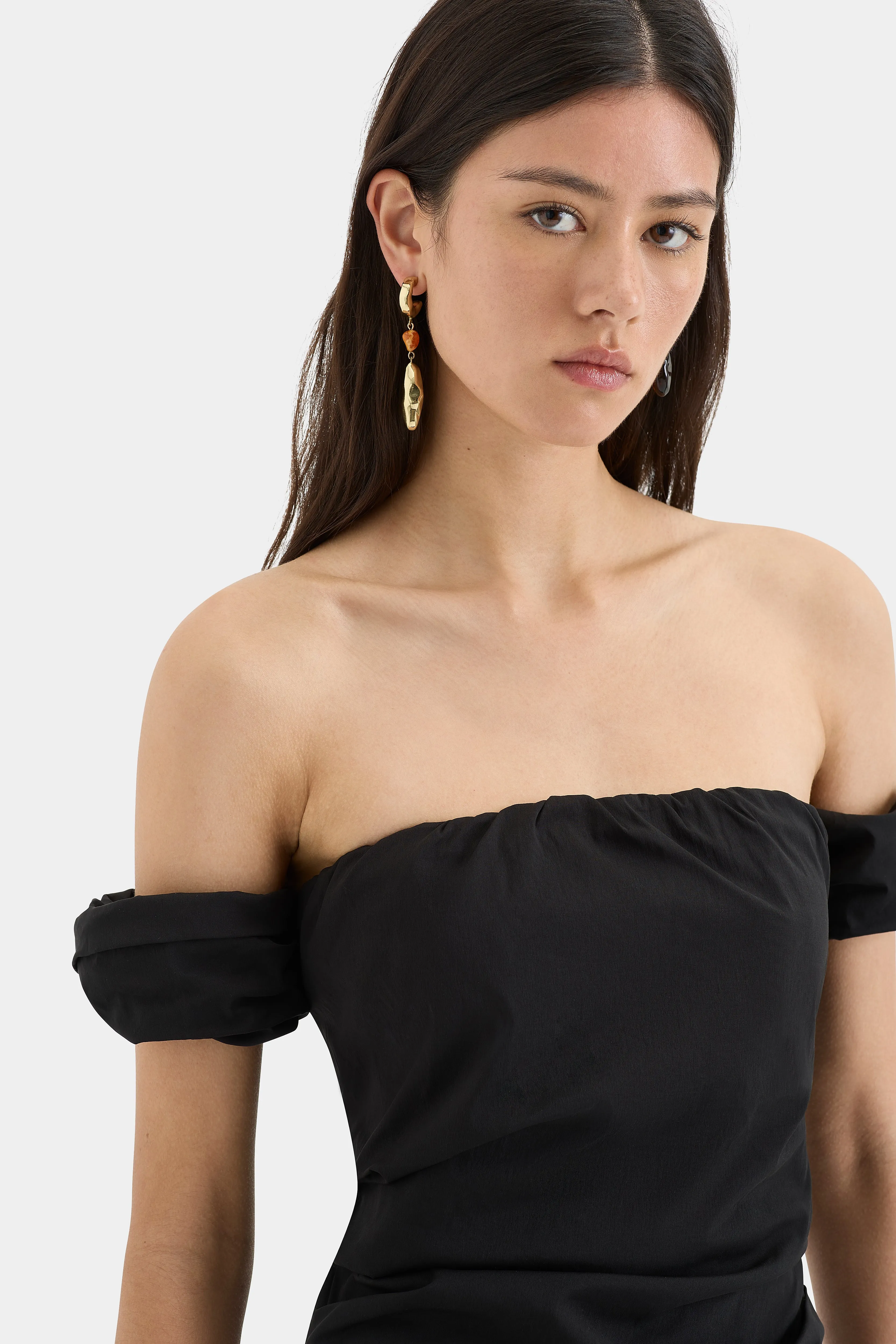 Carmen Draped Mini Dress