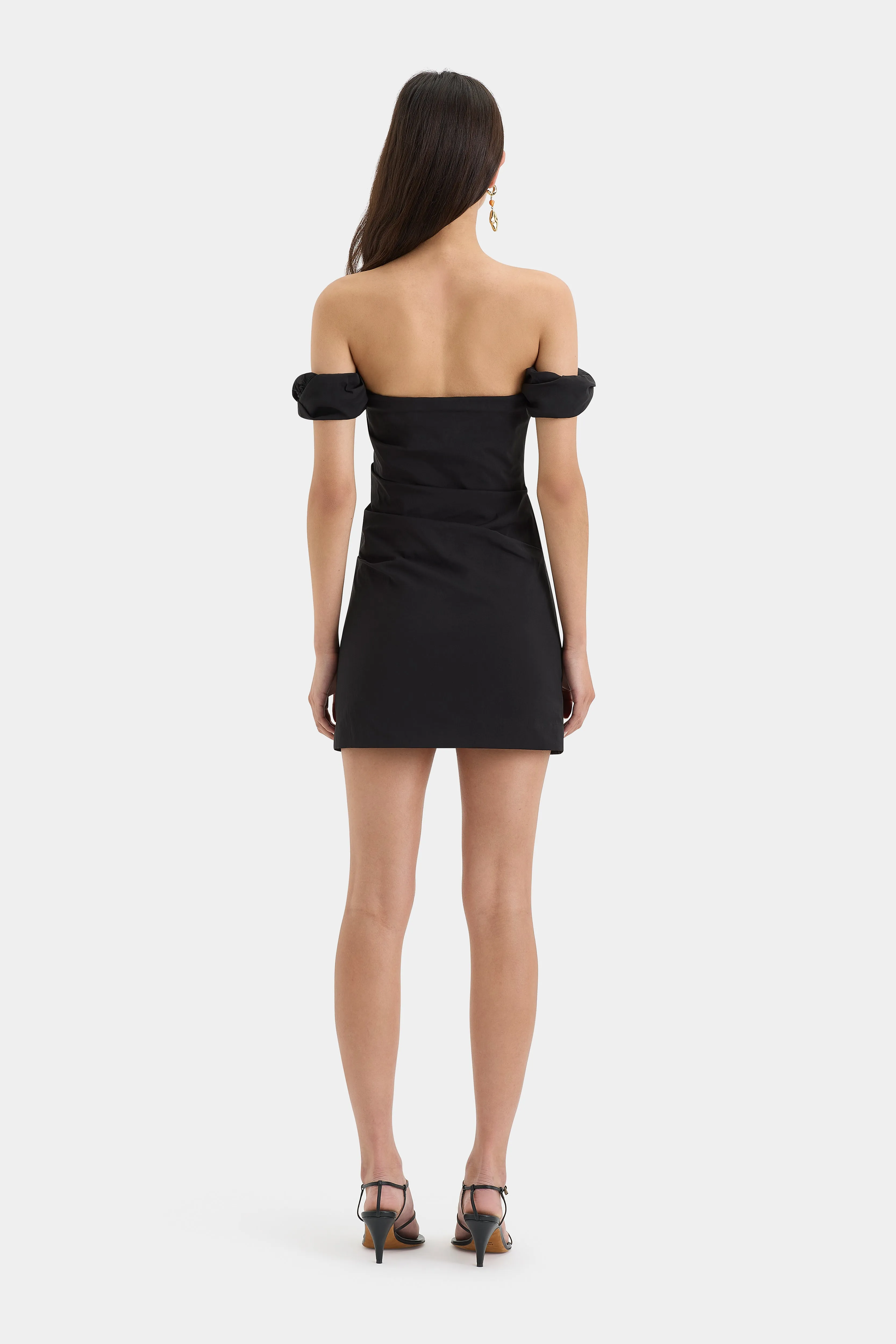 Carmen Draped Mini Dress