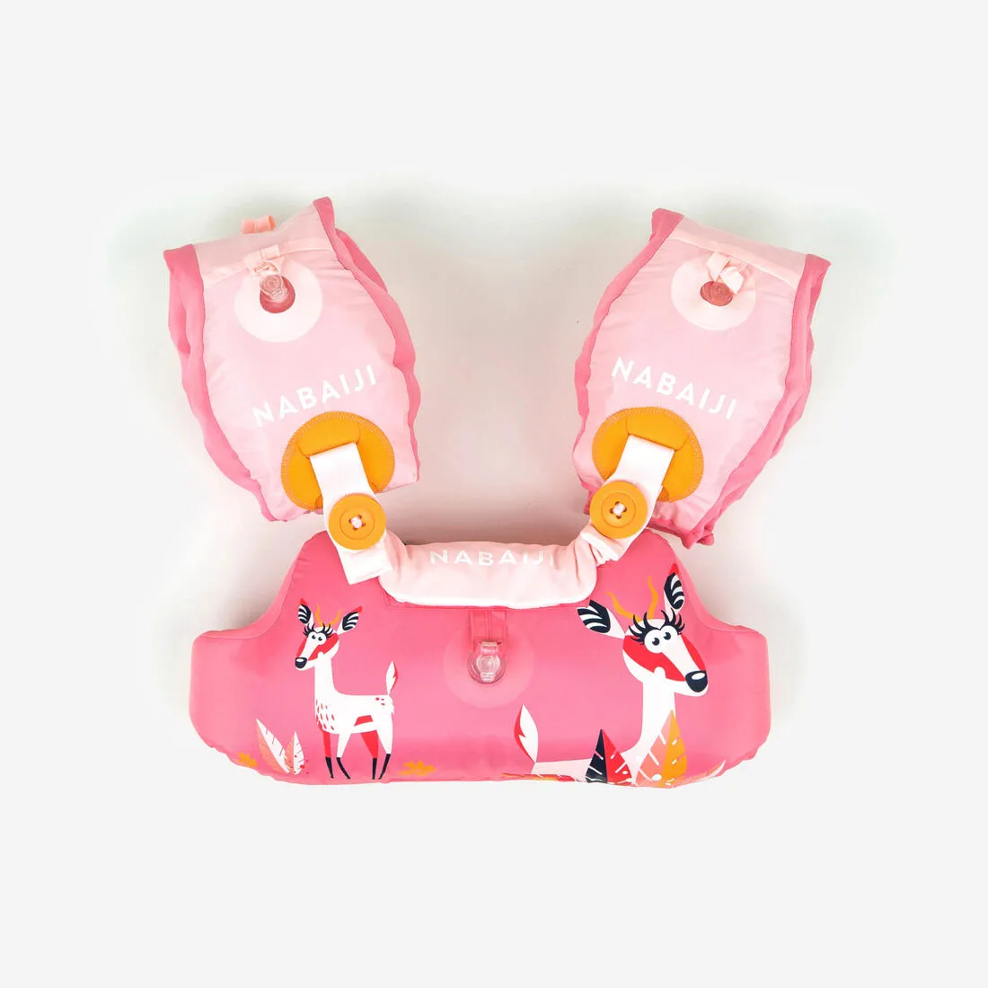 Child's TISWIM adaptable armband-waistbands Pink Printed "PINK FLAMINGO"