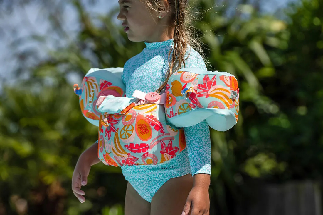 Child's TISWIM adaptable armband-waistbands Pink Printed "PINK FLAMINGO"