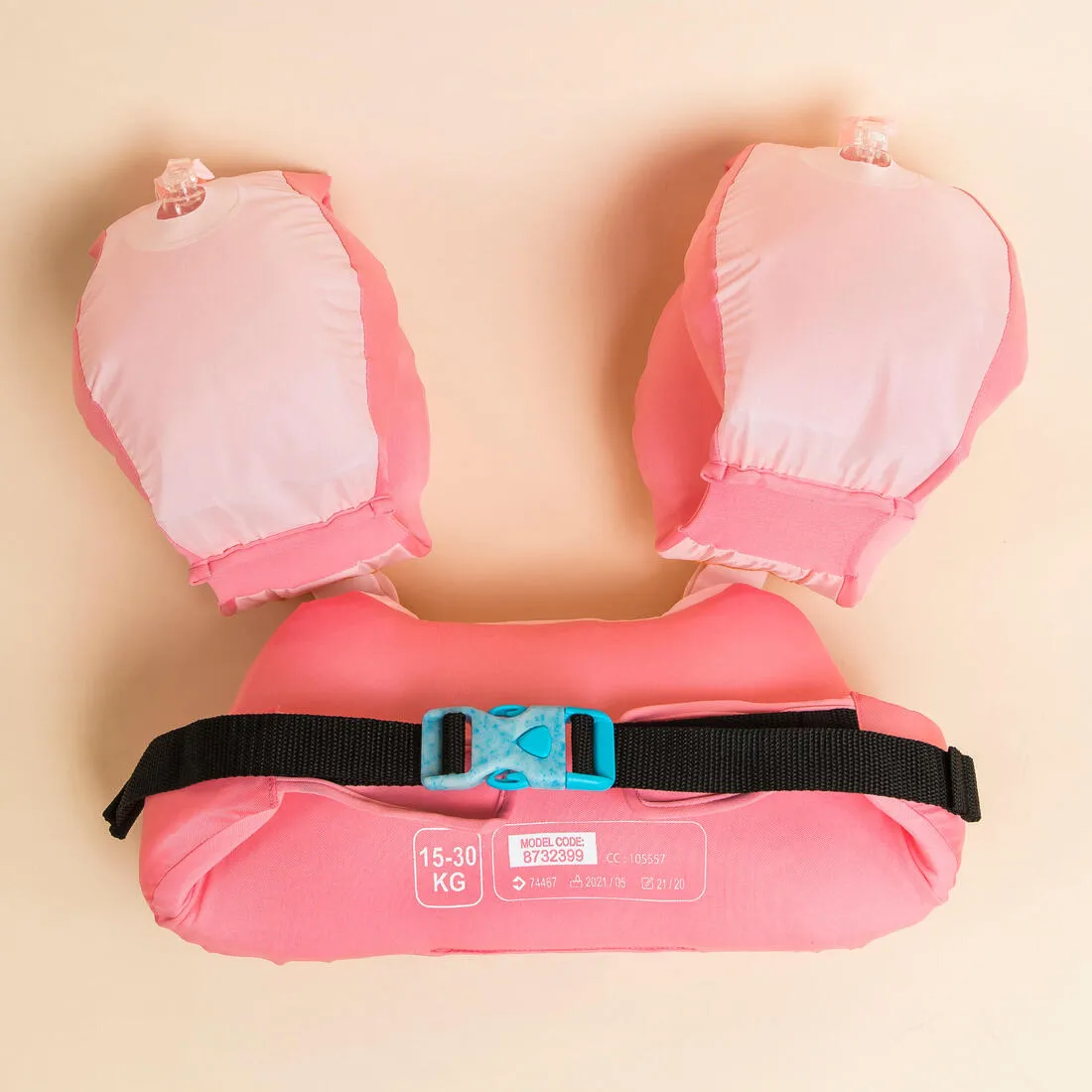 Child's TISWIM adaptable armband-waistbands Pink Printed "PINK FLAMINGO"