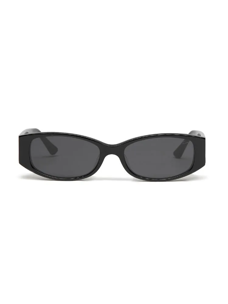 CHILLHANG Small Frame Square Beach Sunglasses - Black Frame