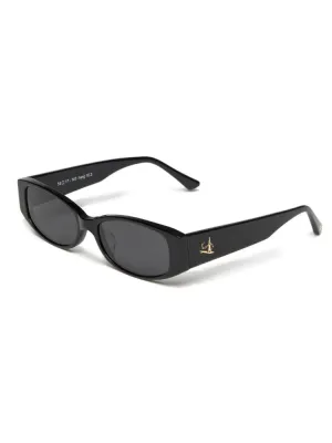 CHILLHANG Small Frame Square Beach Sunglasses - Black Frame