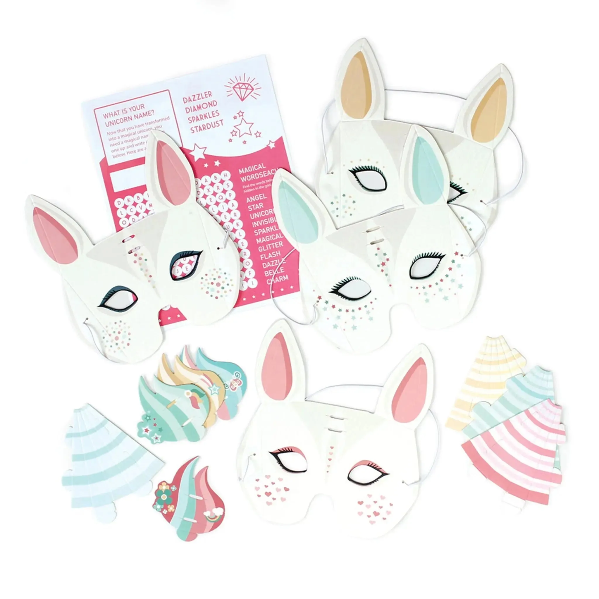 Create your own Magical Unicorn Masks