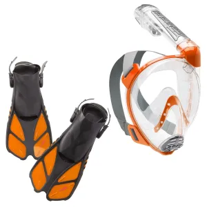 Cressi Duke Full-Face Mask and Bonete Fins Set