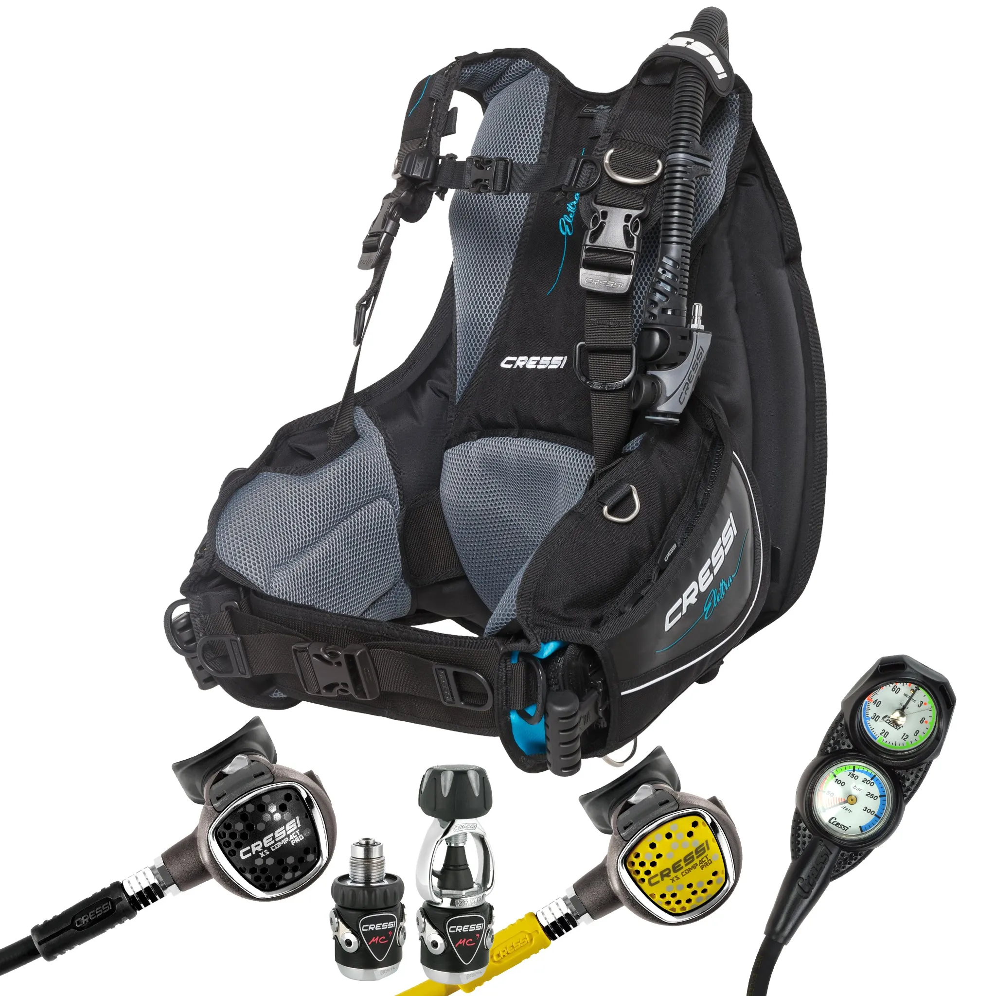 Cressi Elettra Women's BCD & Regulator Package