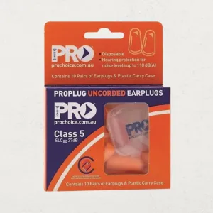 Disposable Uncorded Earplugs 10pk