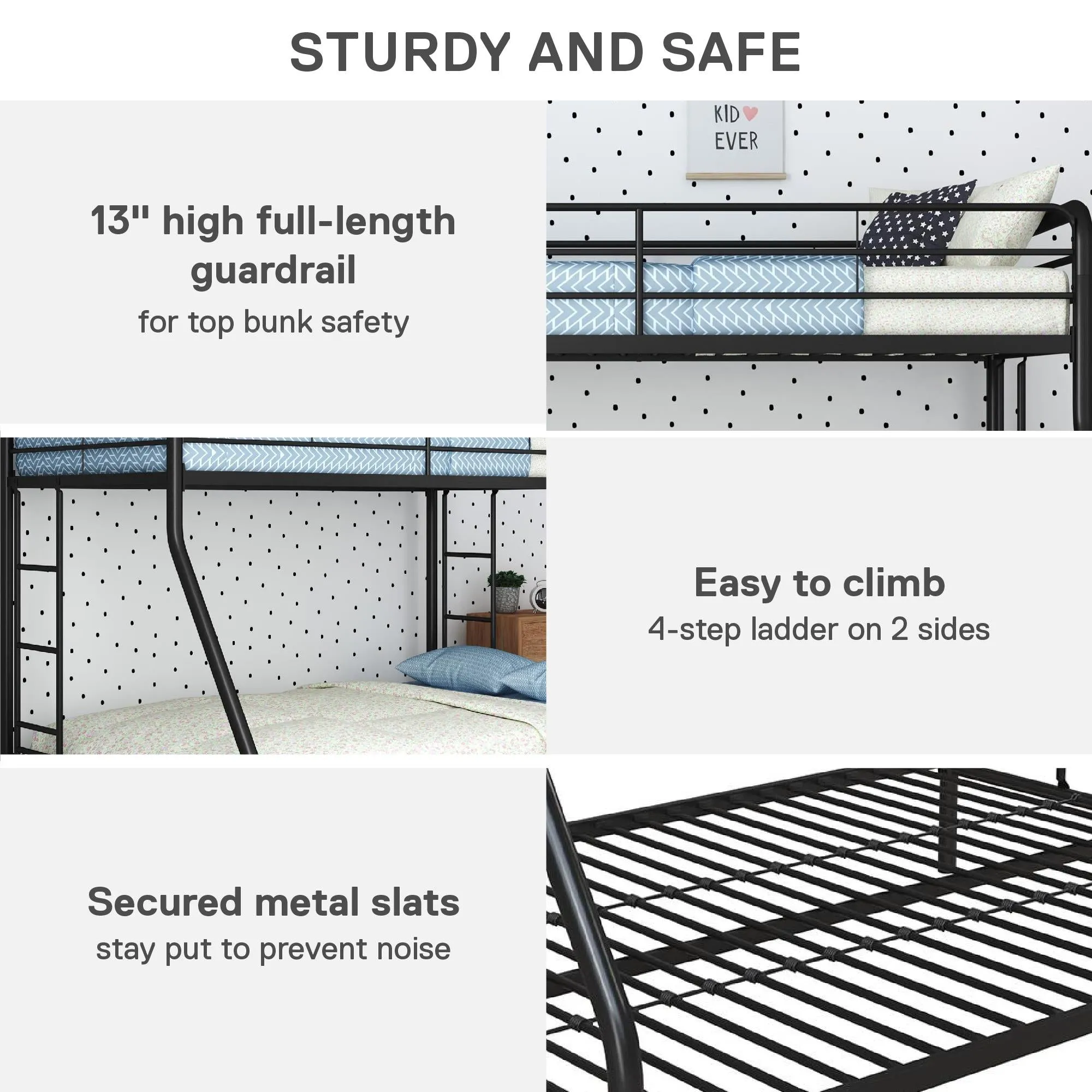 Dusty Metal Bunk Bed