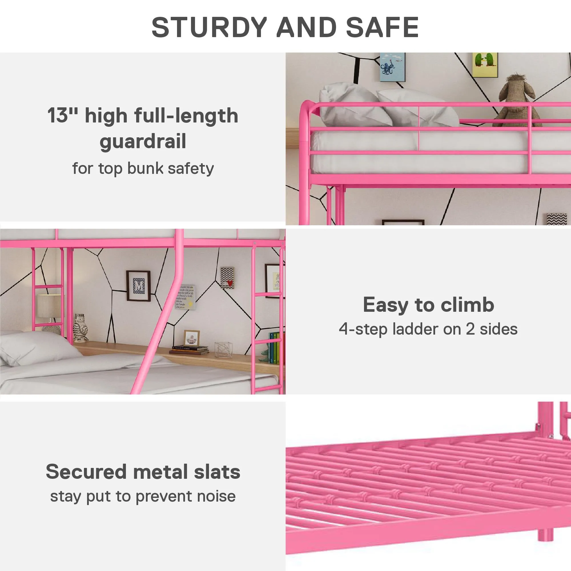 Dusty Metal Bunk Bed