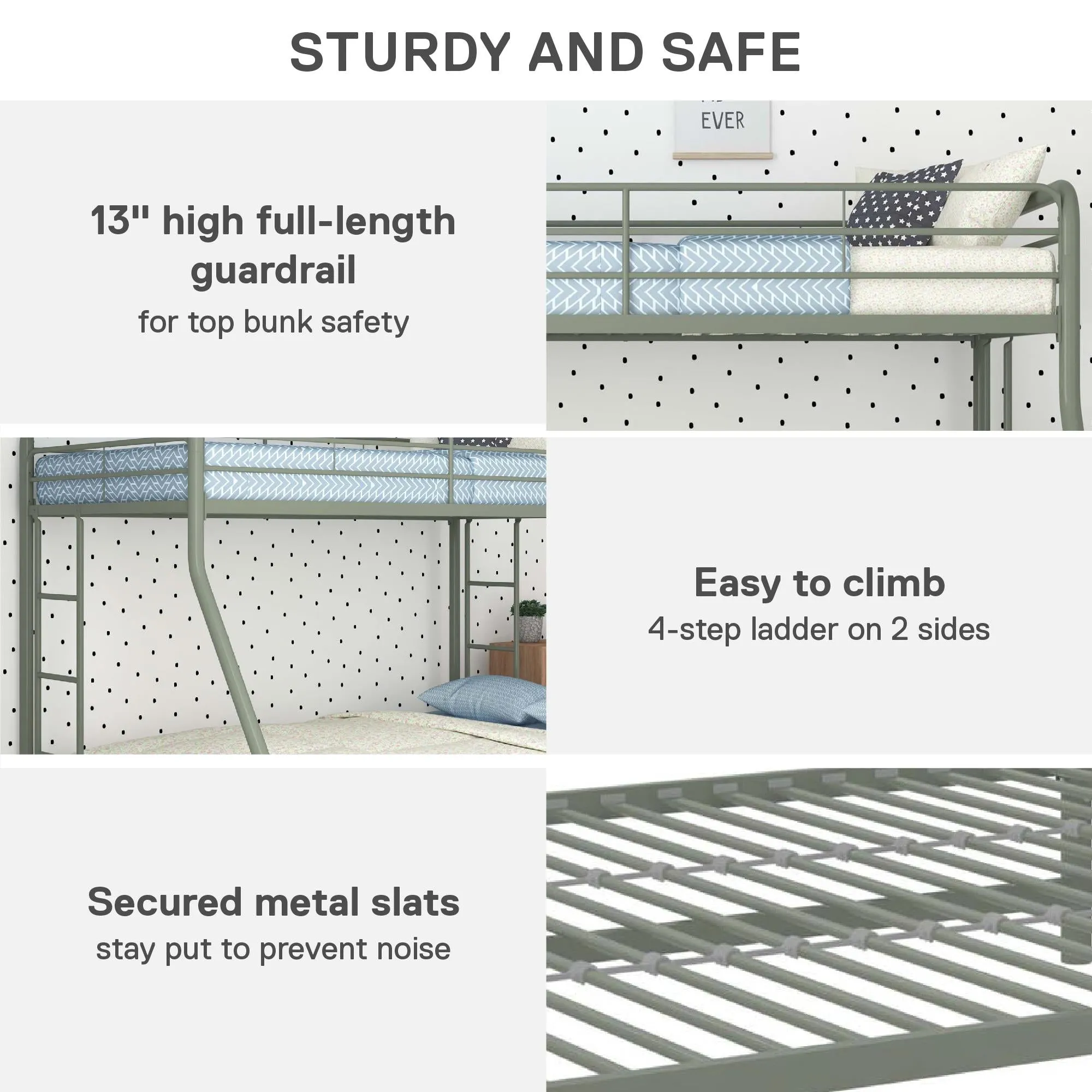 Dusty Metal Bunk Bed