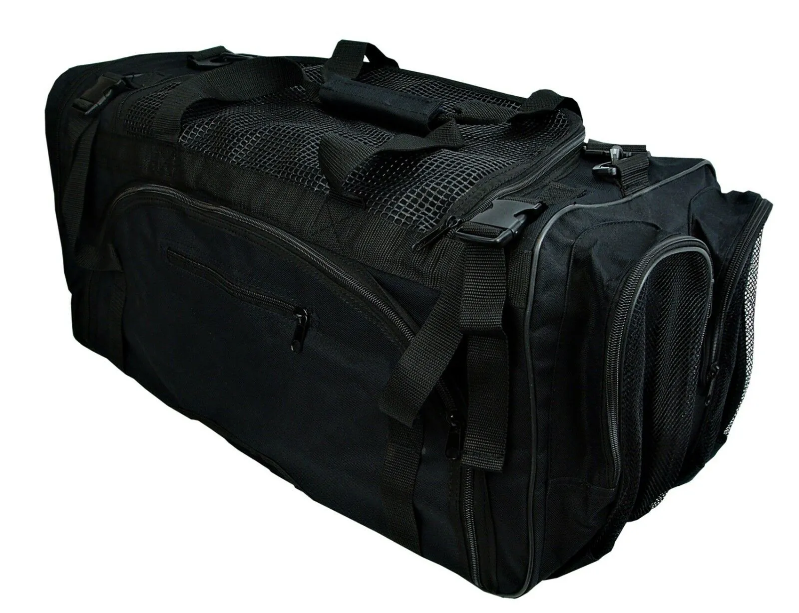 Gear Bag, Deluxe, Mesh Top, 28", Black