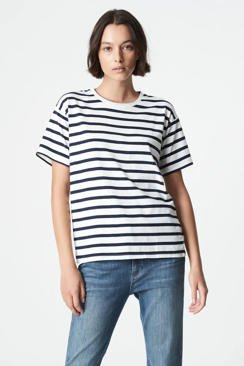 Georgia - White/Navy stripe