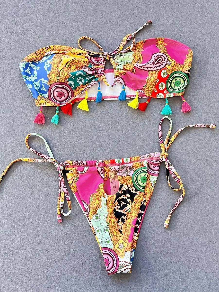 GFIT® New Sexy Color Personalization Bikinis Set