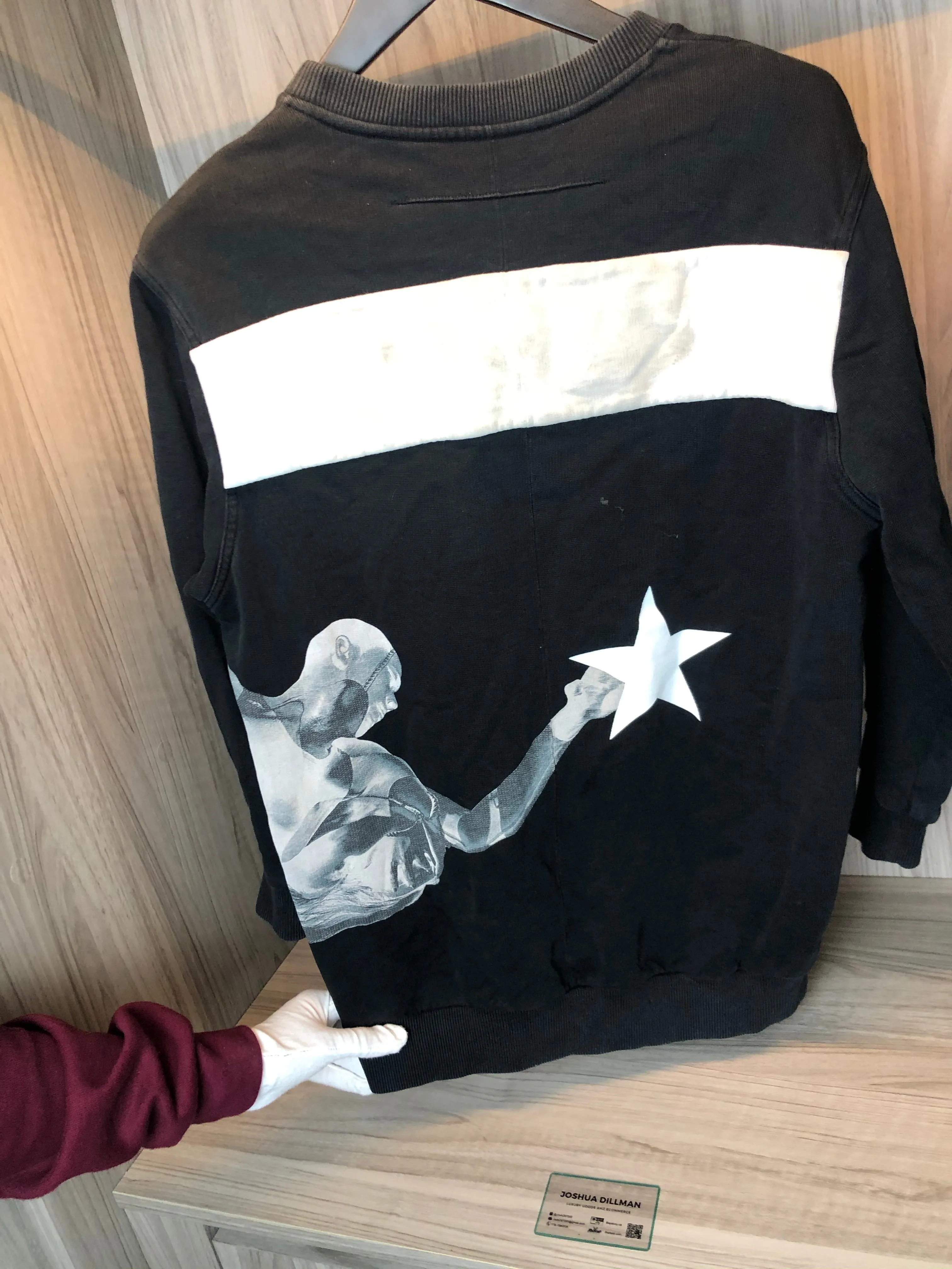 Givenchy basketball sweater sz XS