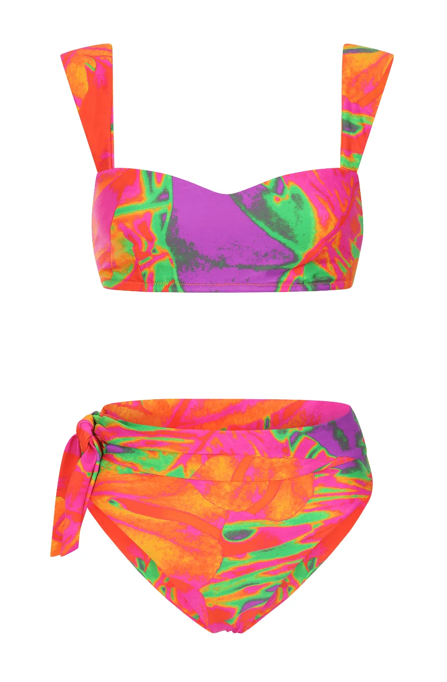 HALO Cala Conta Bikini Bottoms in Hot Tropic