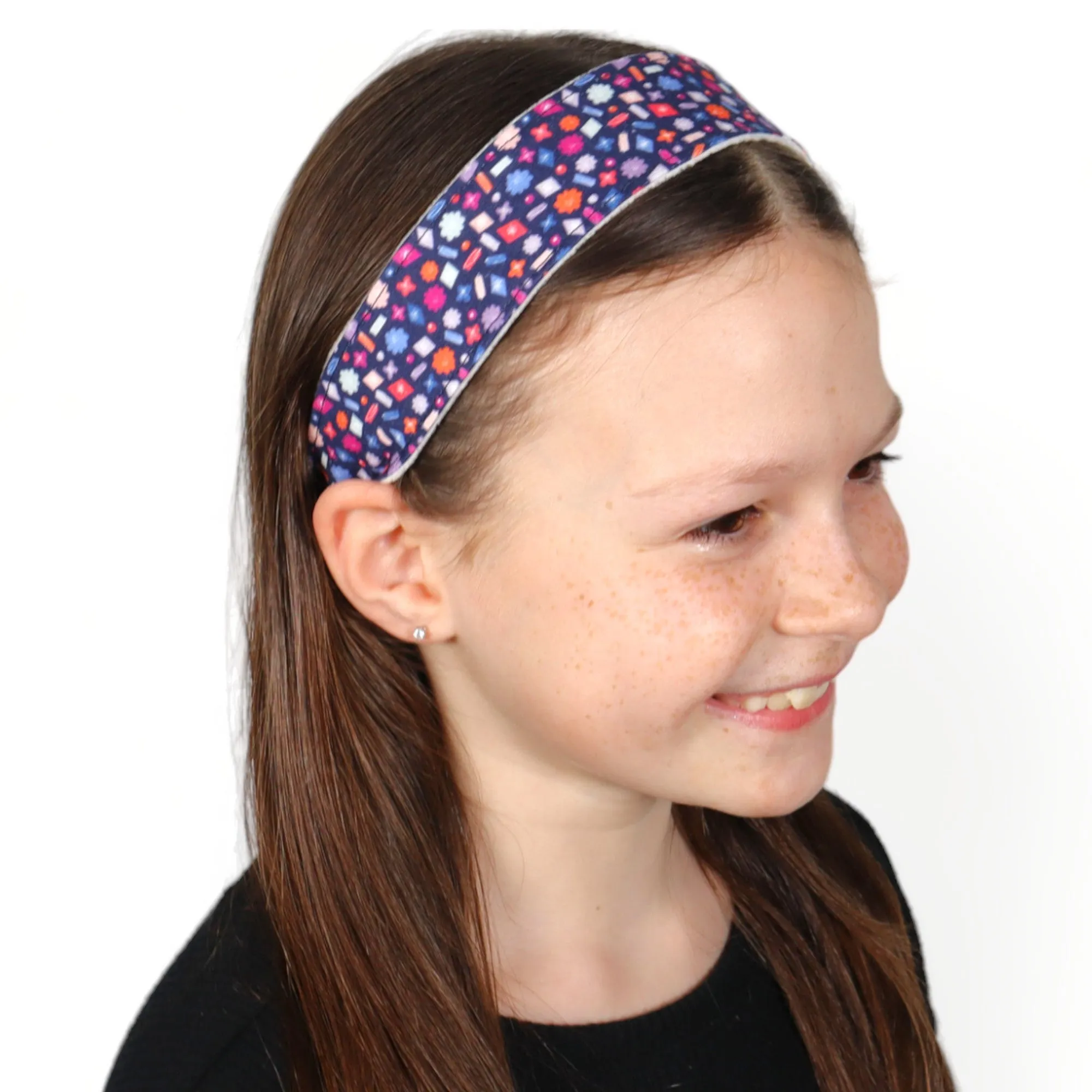 Headband Sewing KIt - Abstract Floral - Makes 4 Headbands