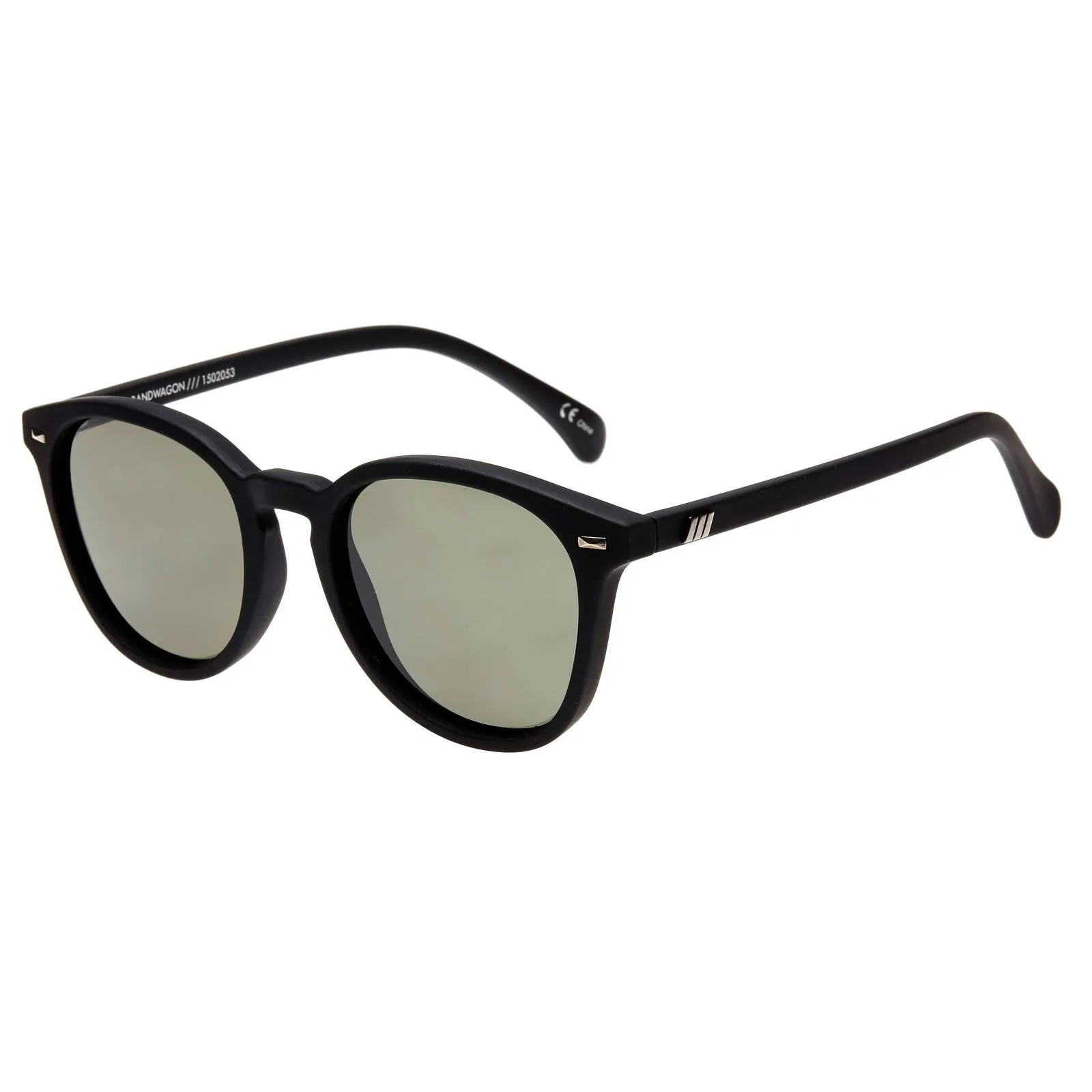 Le Specs Bandwagon Sunglasses - Black Rubber