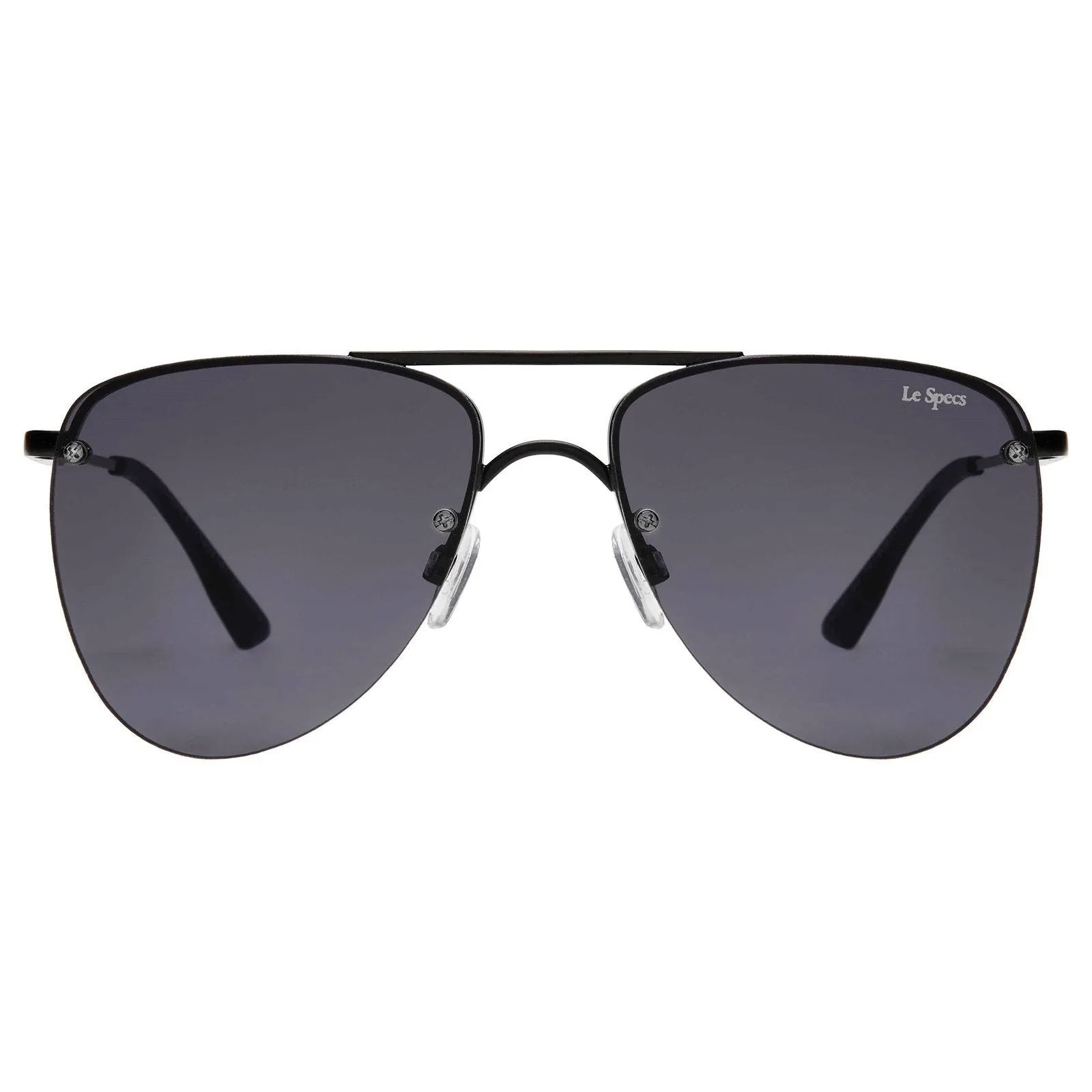 Le Specs The Prince Sunglasses - Matte Black/Smoke Mono