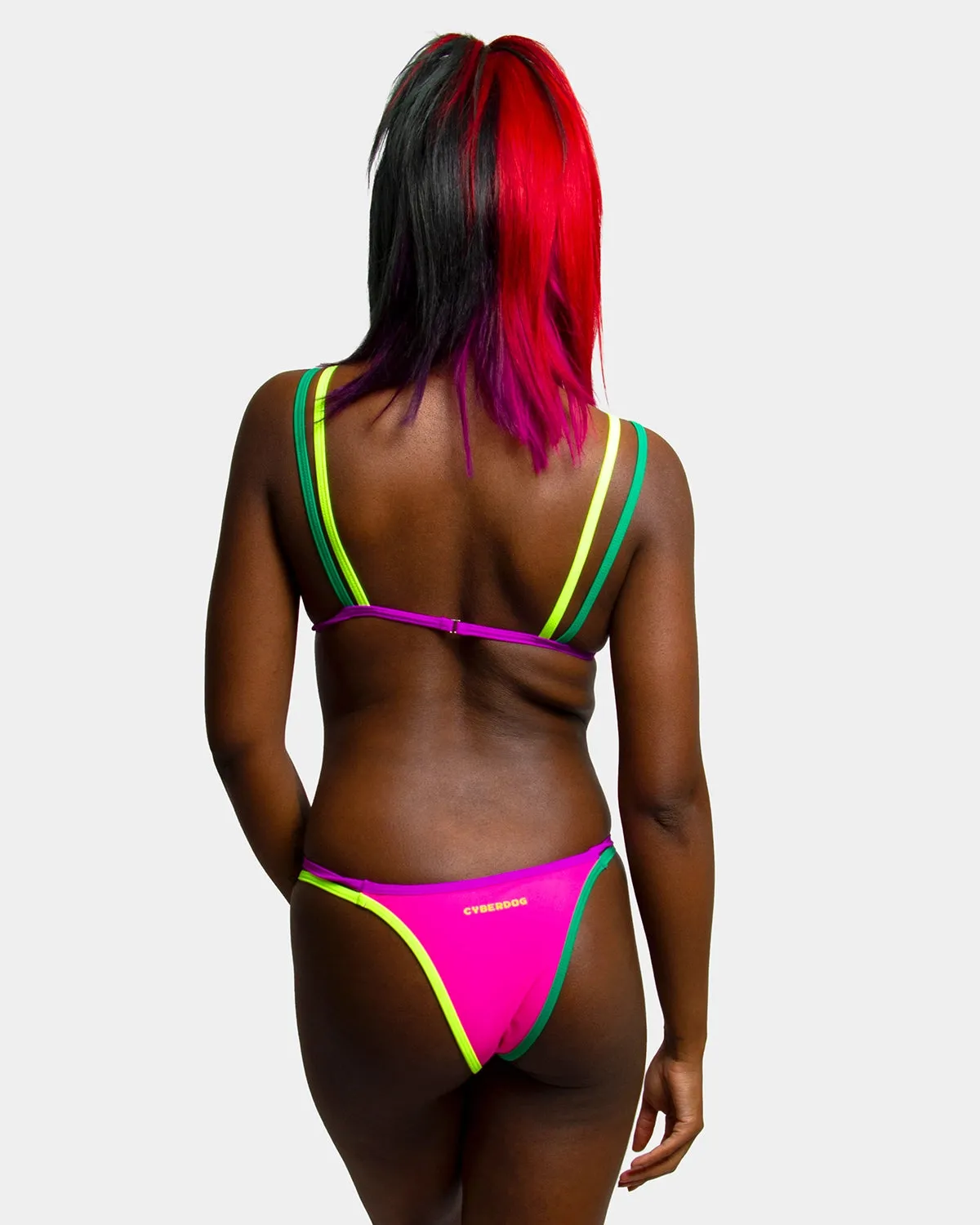 MULTI NEON LOGO BIKINI