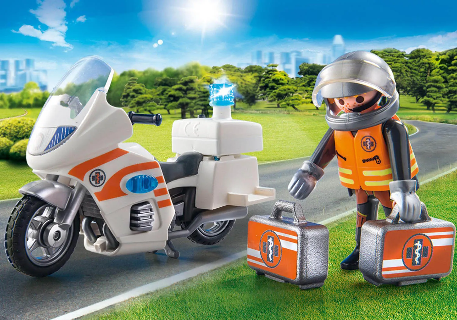 Playmobil Emergency Motorbike