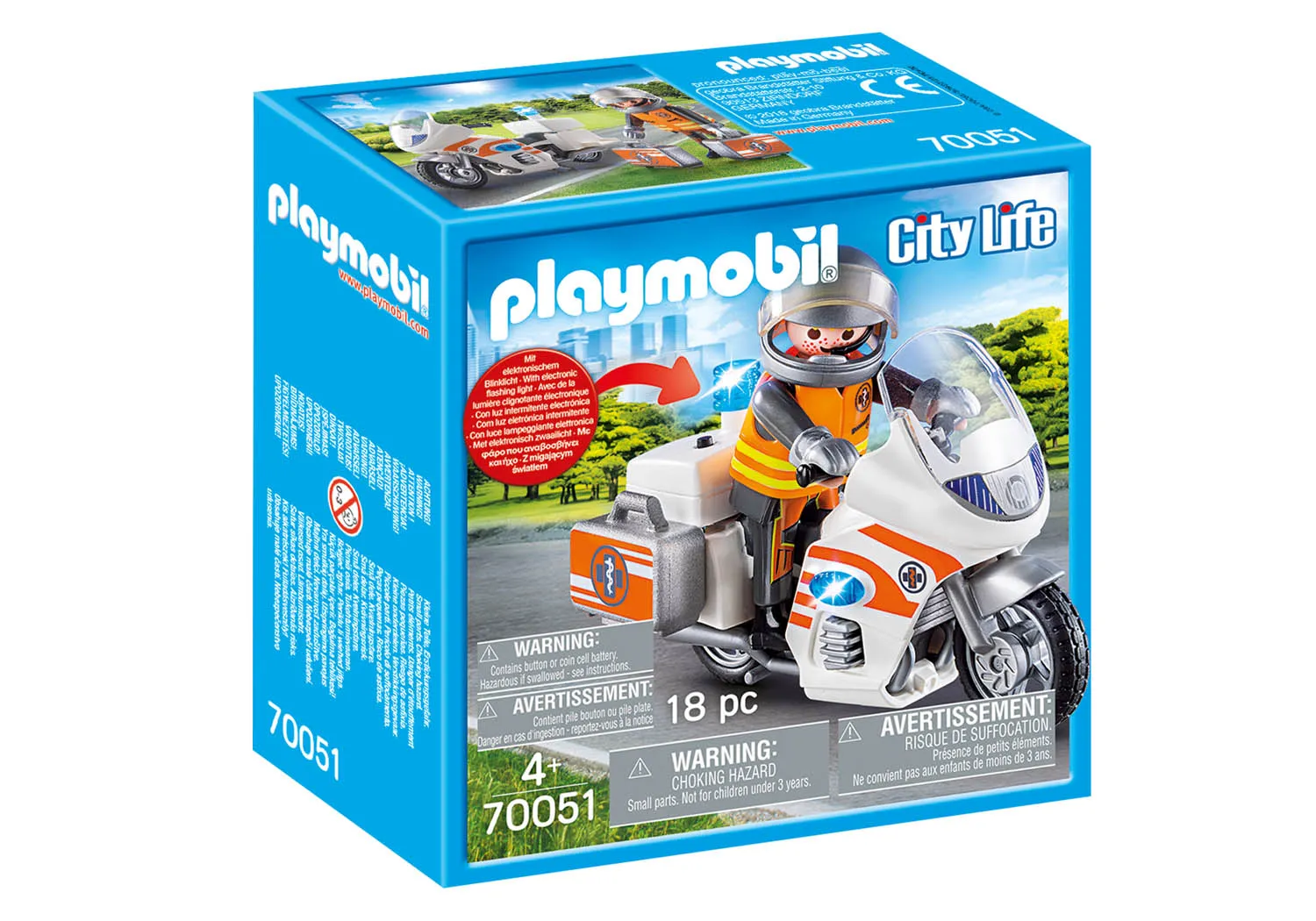 Playmobil Emergency Motorbike