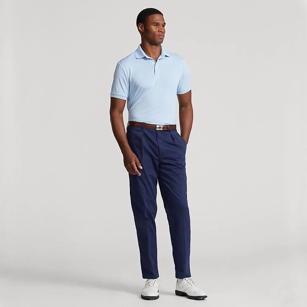 RLX Ralph Lauren Solid Airflow Performance Golf Shirt - Elite Blue