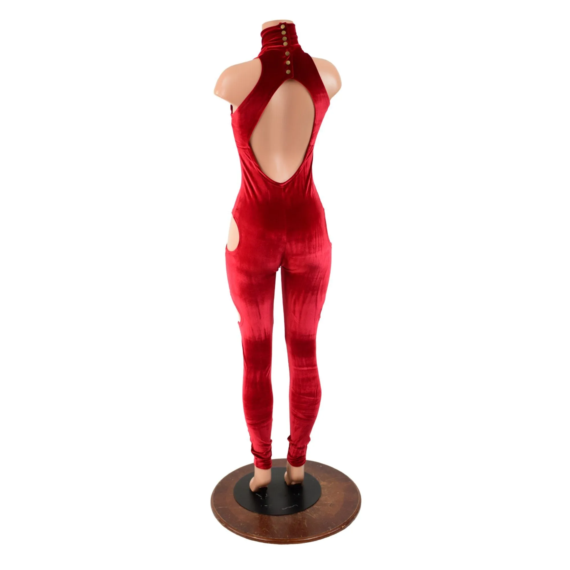 SpellBound Catsuit in Red Velvet