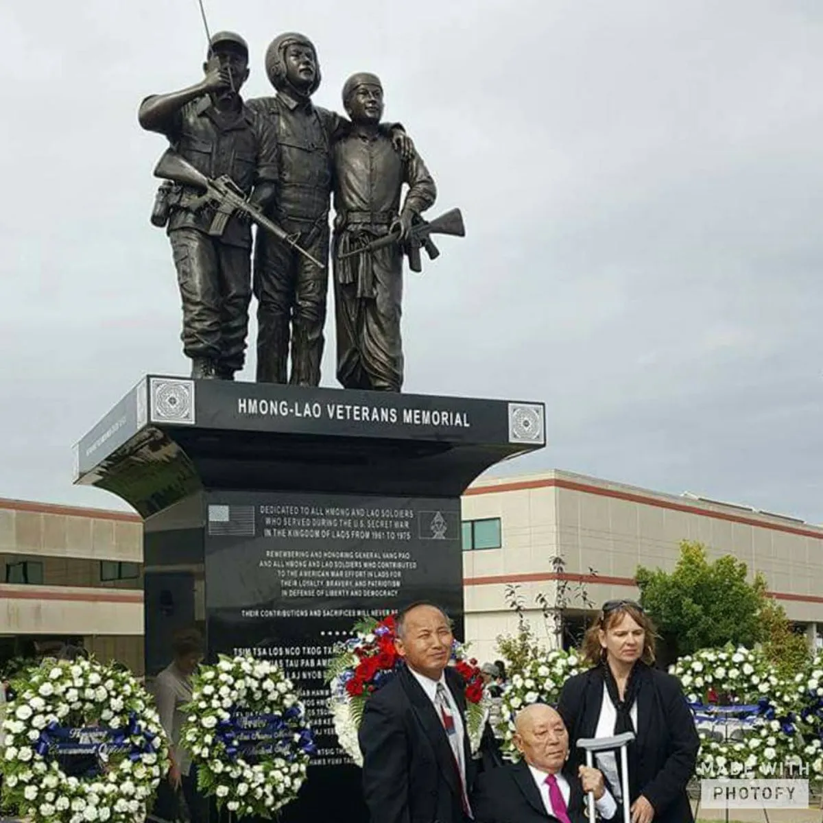 Vietnam & Hmong Soldier Statues