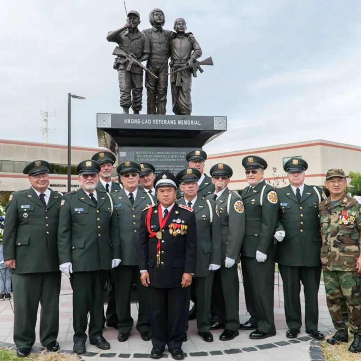 Vietnam & Hmong Soldier Statues