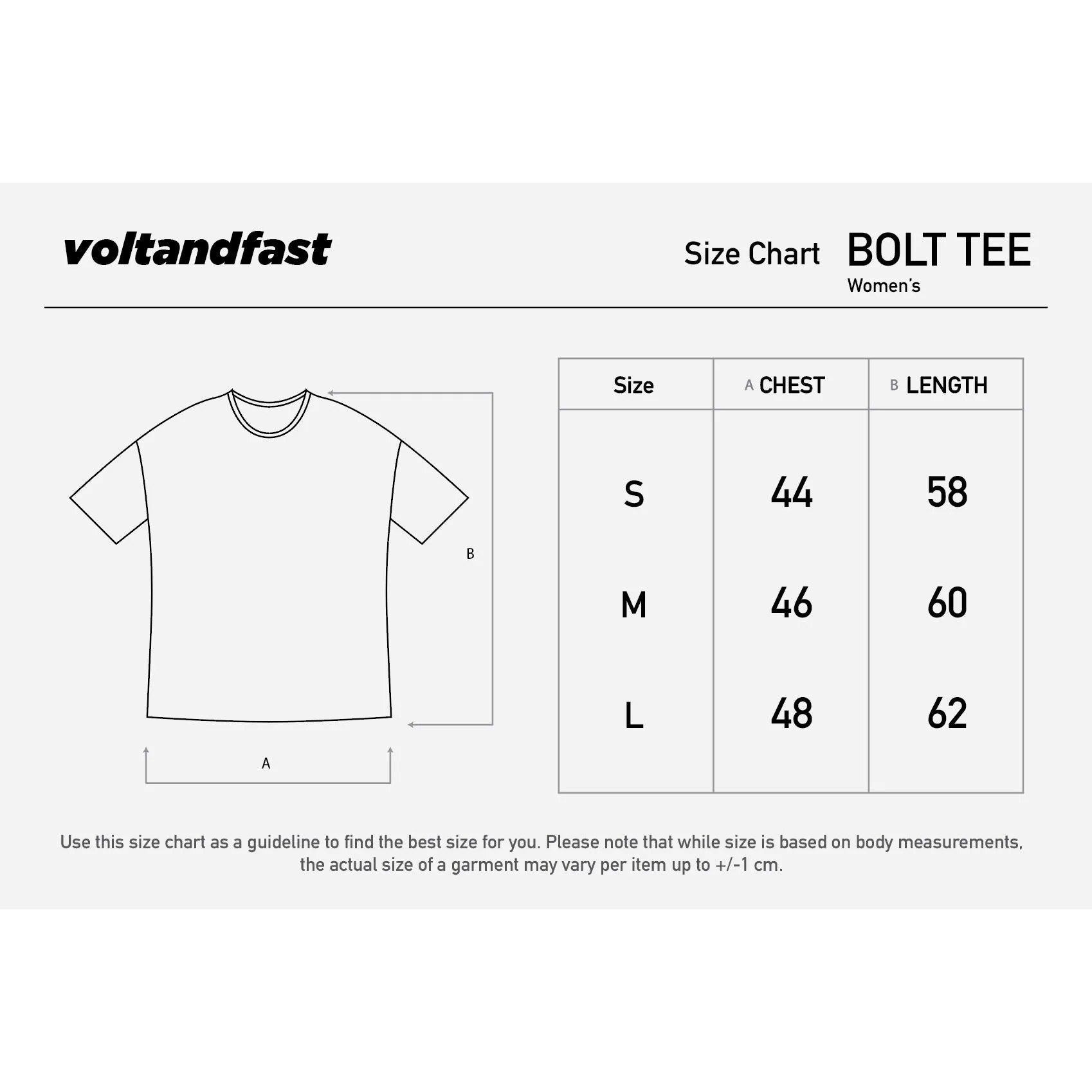 Volt and Fast Women's BOLT Running Short Sleeve-Black