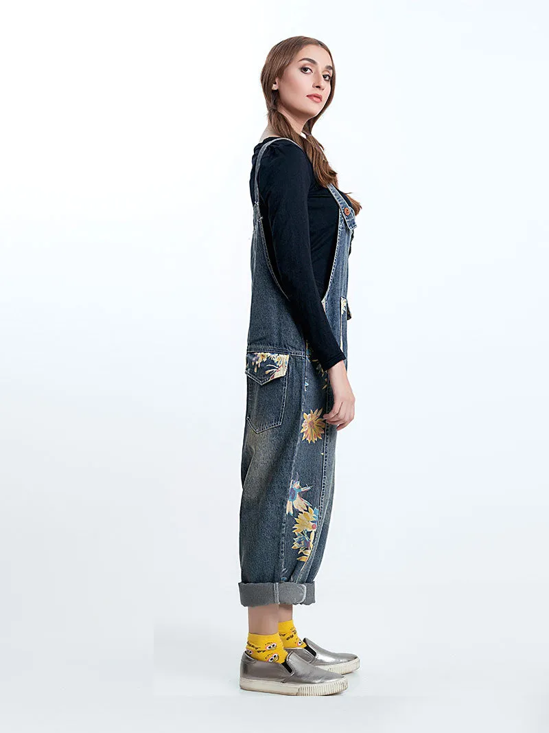 Wildest Dreams Cotton Denim Overalls Dungarees