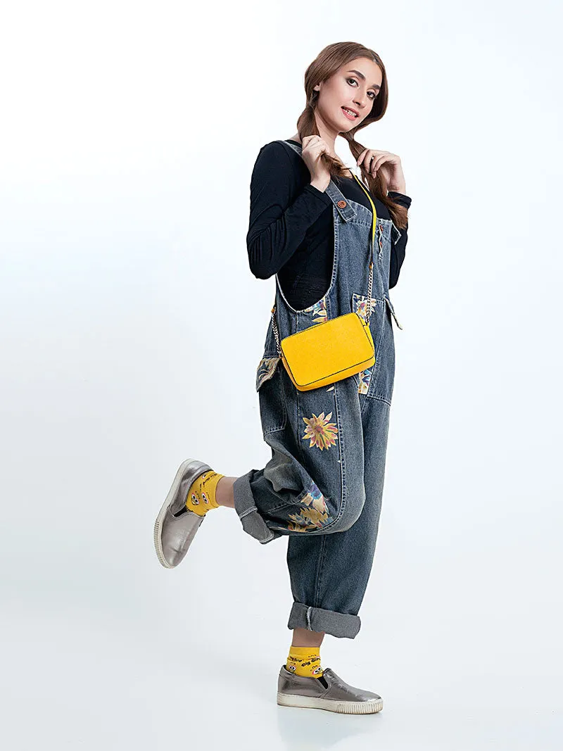 Wildest Dreams Cotton Denim Overalls Dungarees